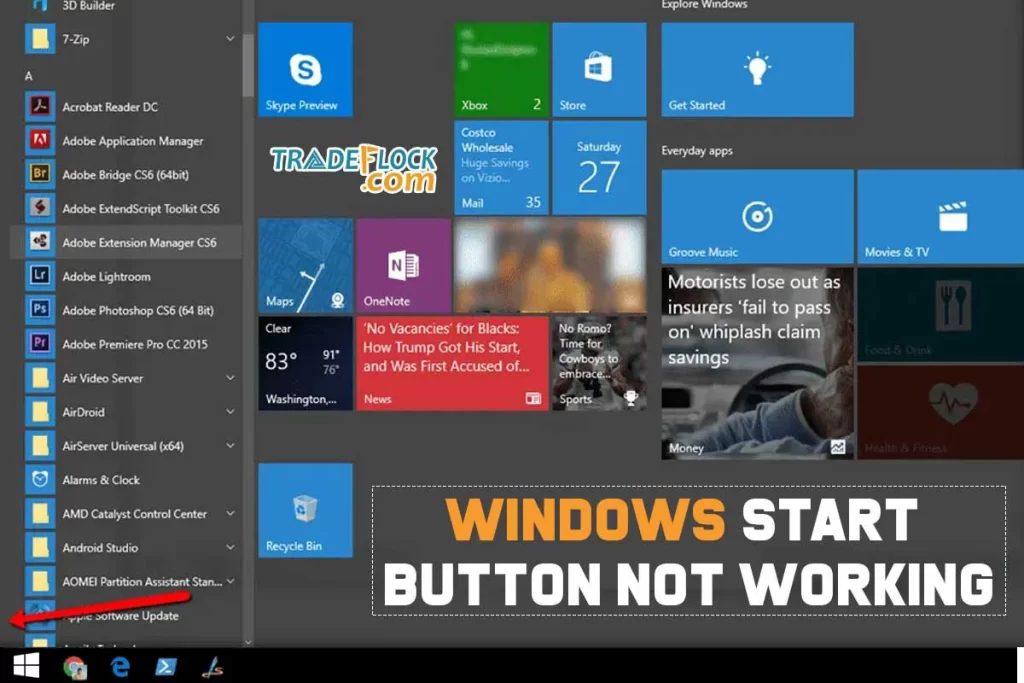 How to Fix Windows Start Button Not Working in a Simple Way?