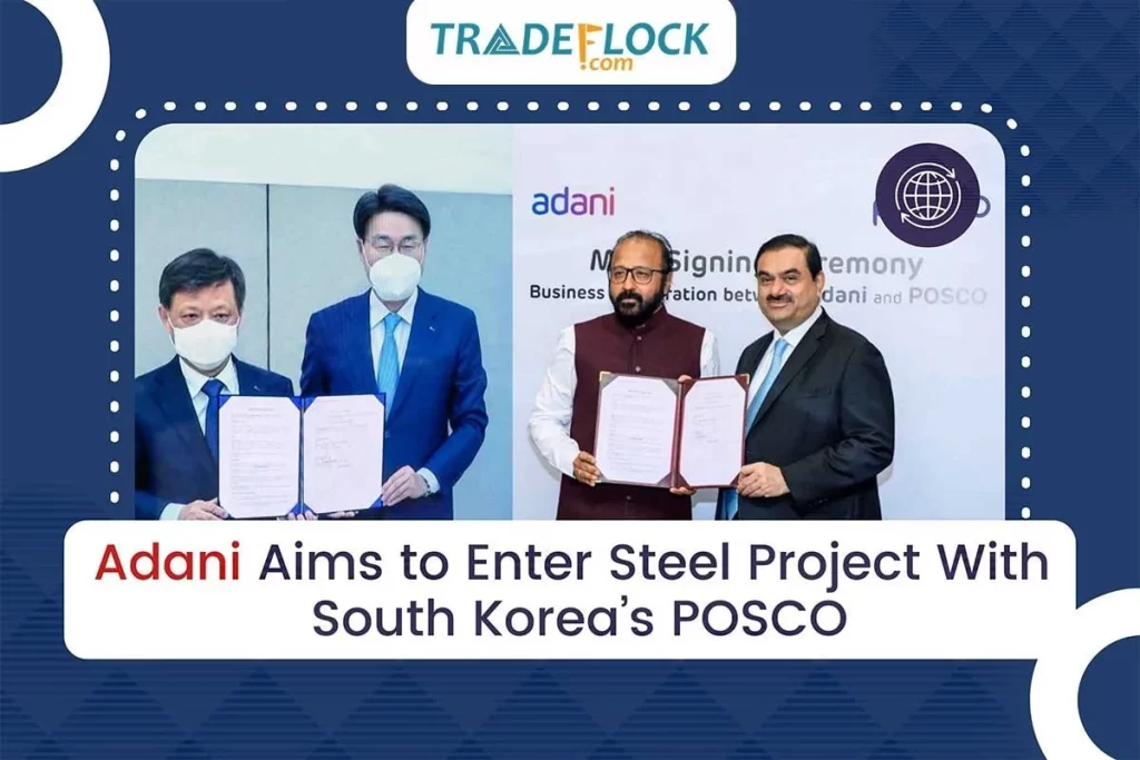 Adani Group Gives Green Signal to $5 Billion Steel Project With POSCO