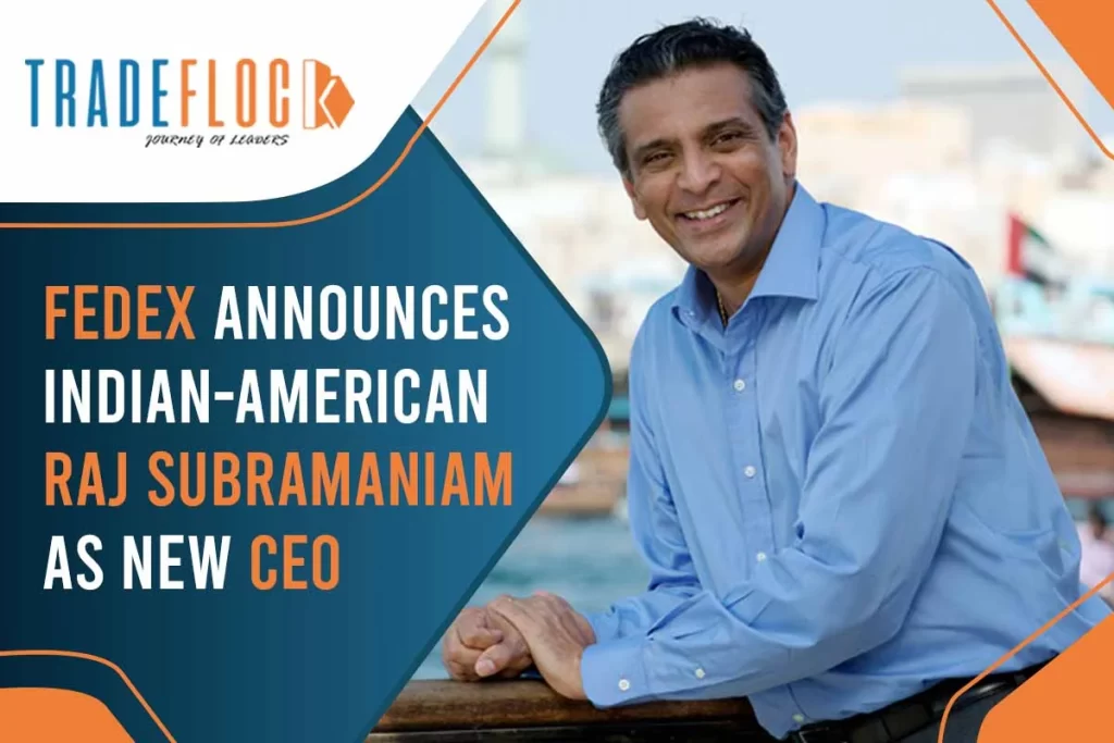 Raj Subramaniam named new CEO of FedEx, replacing Fred Smith 