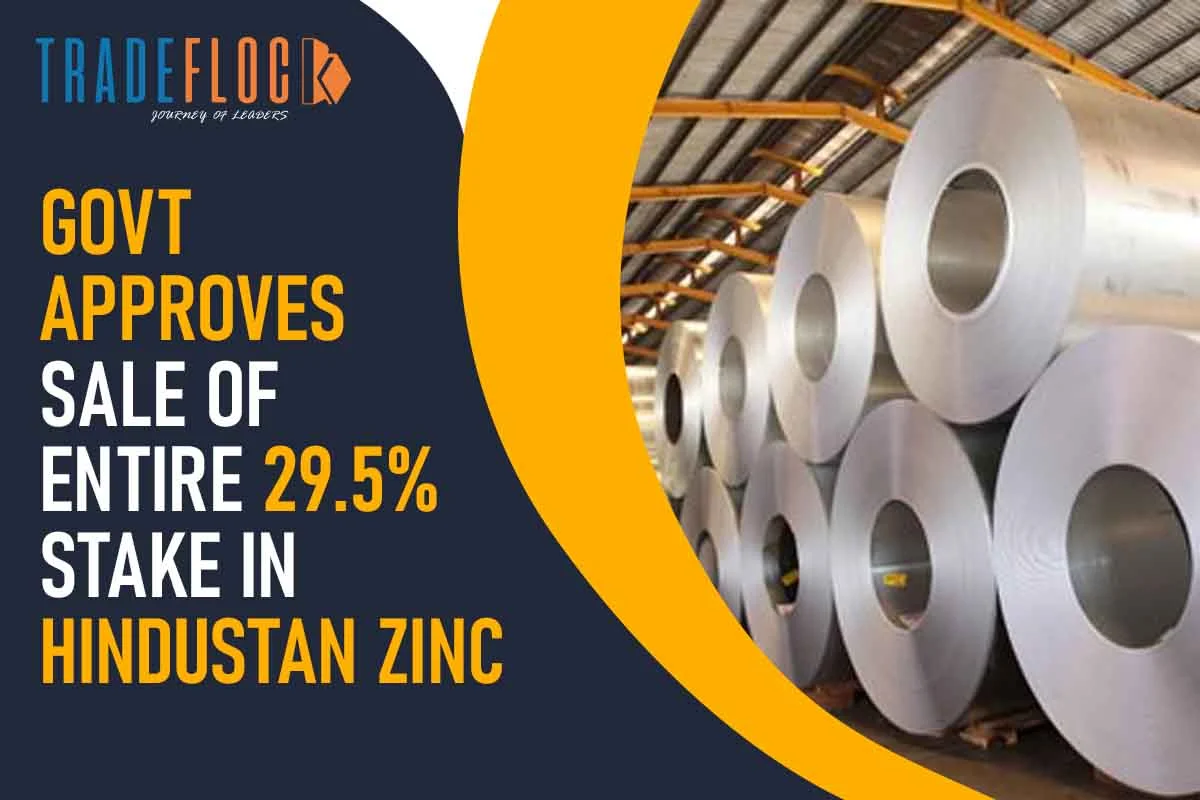 Govt. To Sell Entire Remaining Stake In Hindustan Zinc