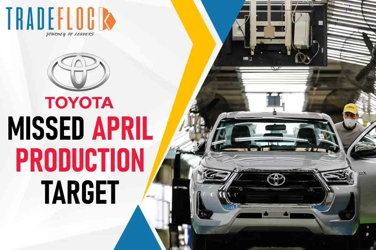 Toyota Missed April Production Target Due To Parts Shortage