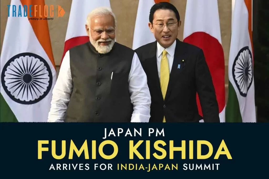 Japan PM Fumio Kishida Arrives India On Two-Day Visit