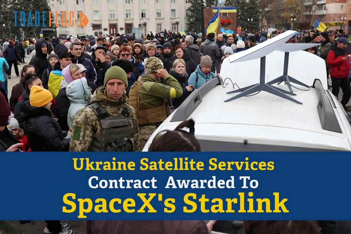 Ukraine Satellite Services Contract Awarded To SpaceX’s Starlink