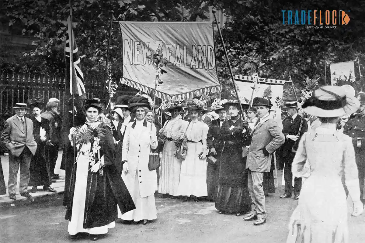 New Zealand becomes the First Country to Grant Women Voting Rights