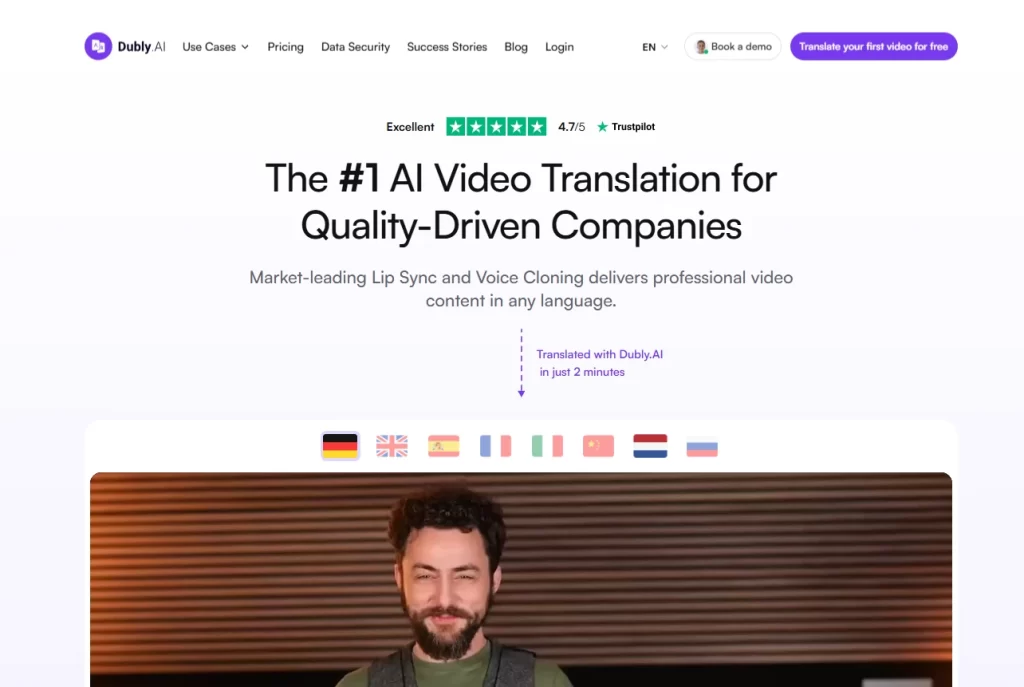 AI Dubbing Tool - Dubly AI