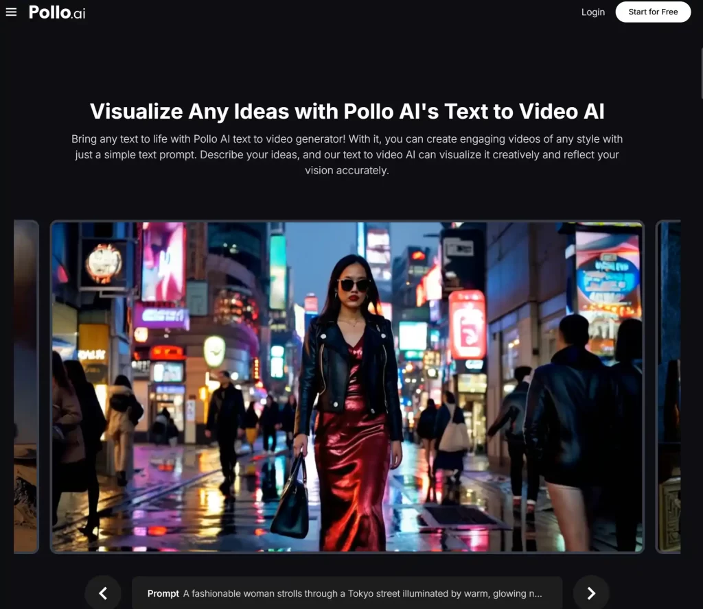 content to video