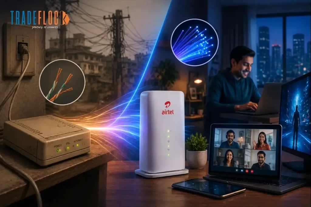Airtel Broadband Past and Present: The Shift from Copper Lines to Fibre Speeds