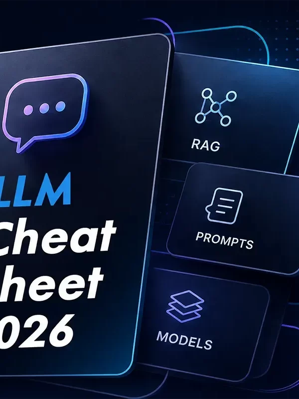 LLM Cheat Sheet 2026: Models, Prompt, RAG & AI Explained